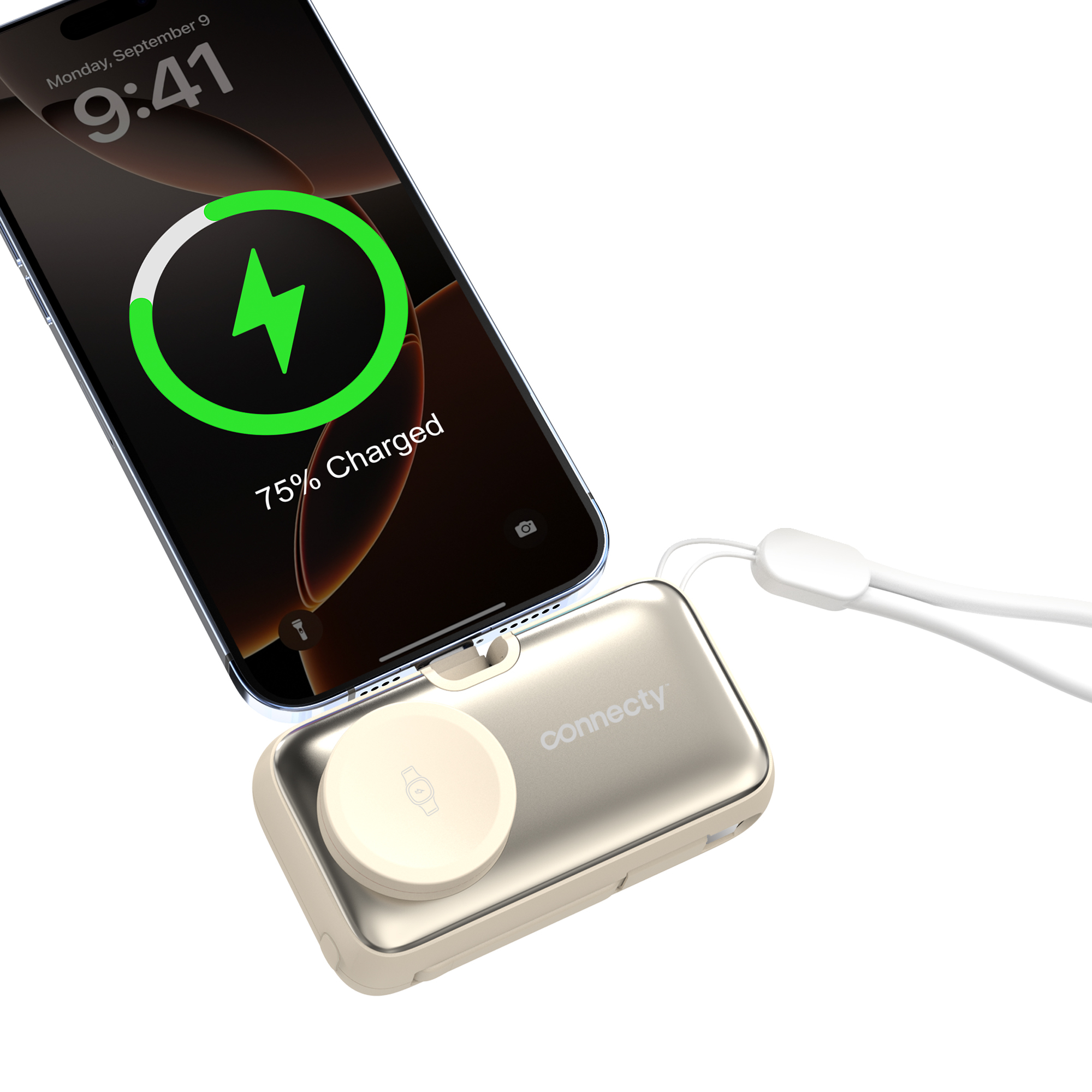 [CCC Certification Product] Connecty Power Trio 5000mah 4 in 1 Power Bank CP01