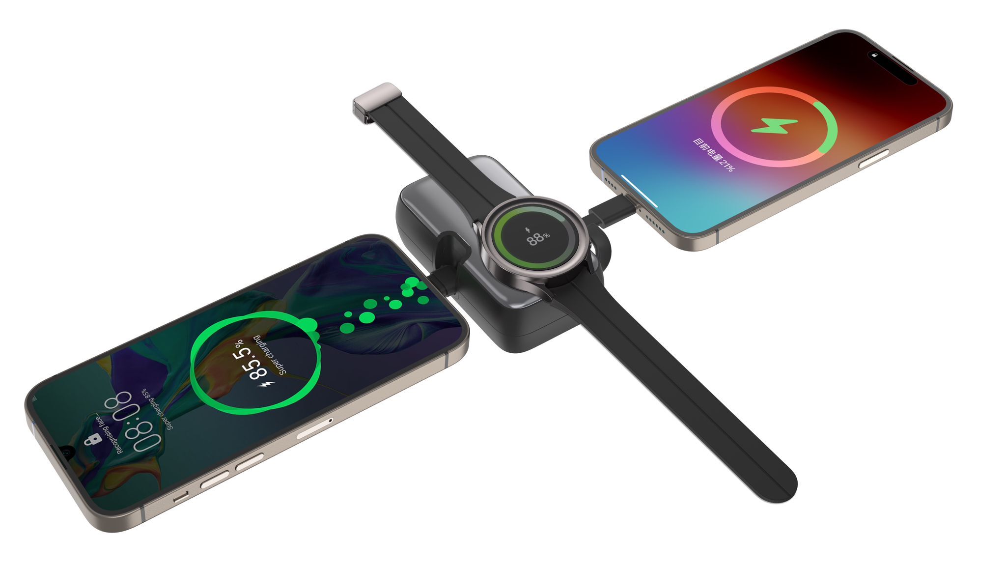 [CCC Certification Product] Connecty Power Trio 5000mah 4 in 1 Power Bank CP01