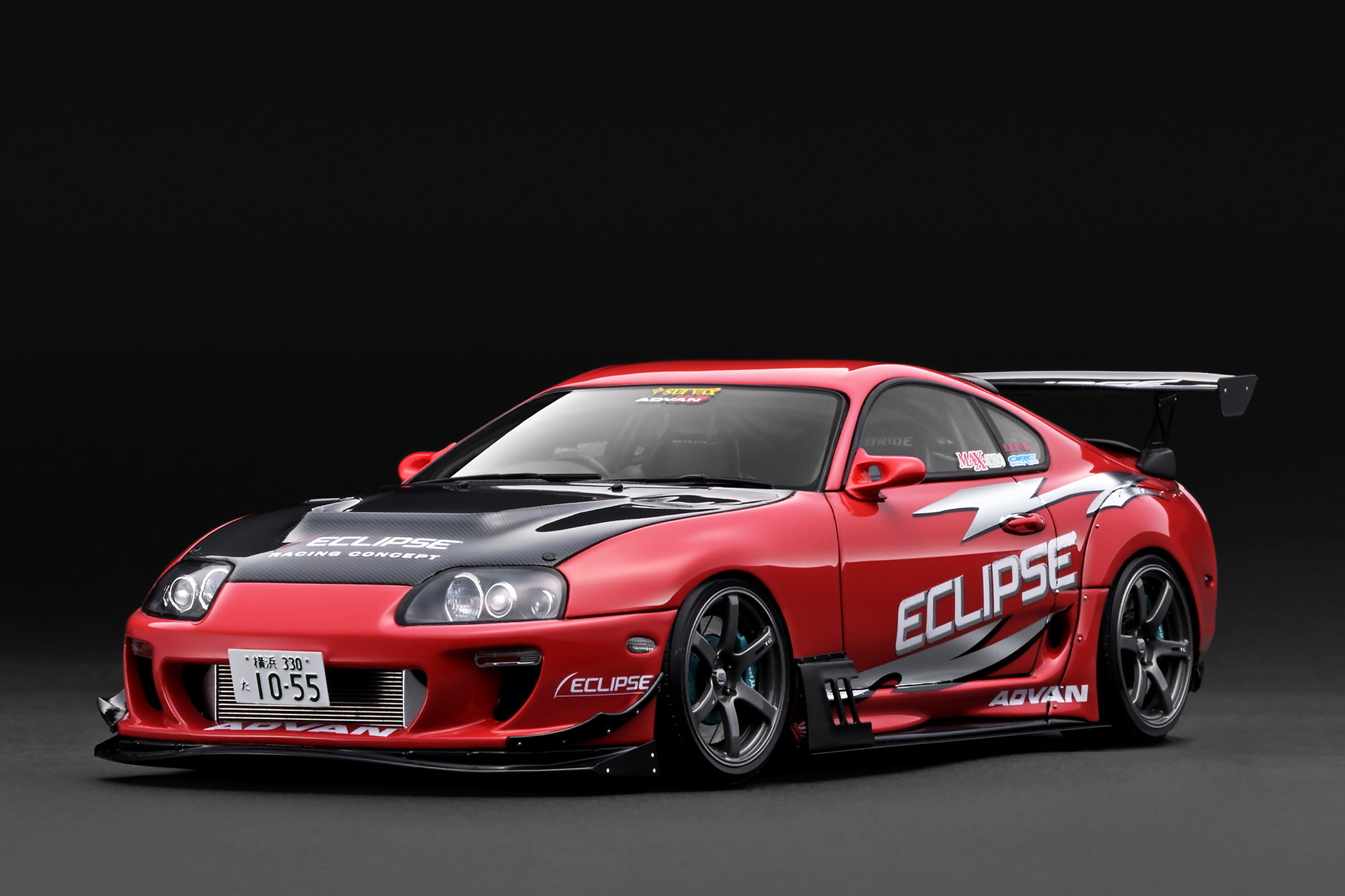 預訂 (訂金$300) (預訂價$2214) :1/18 IG Toyota Supra RZ (JZA80) ORIDO-STREET Ver.2 Red (IG3883)
