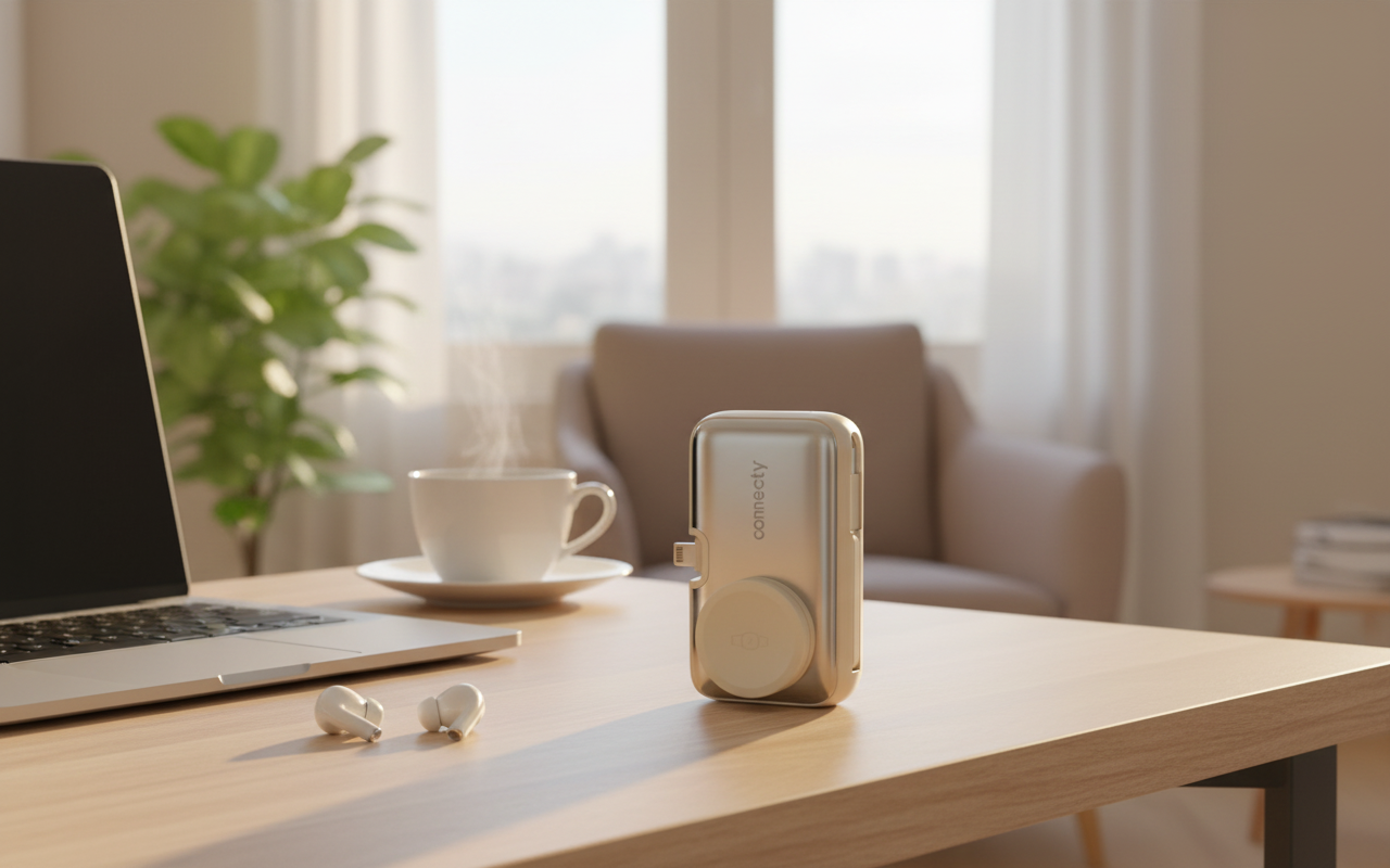 [CCC Certification Product] Connecty Power Trio 5000mah 4 in 1 Power Bank CP01
