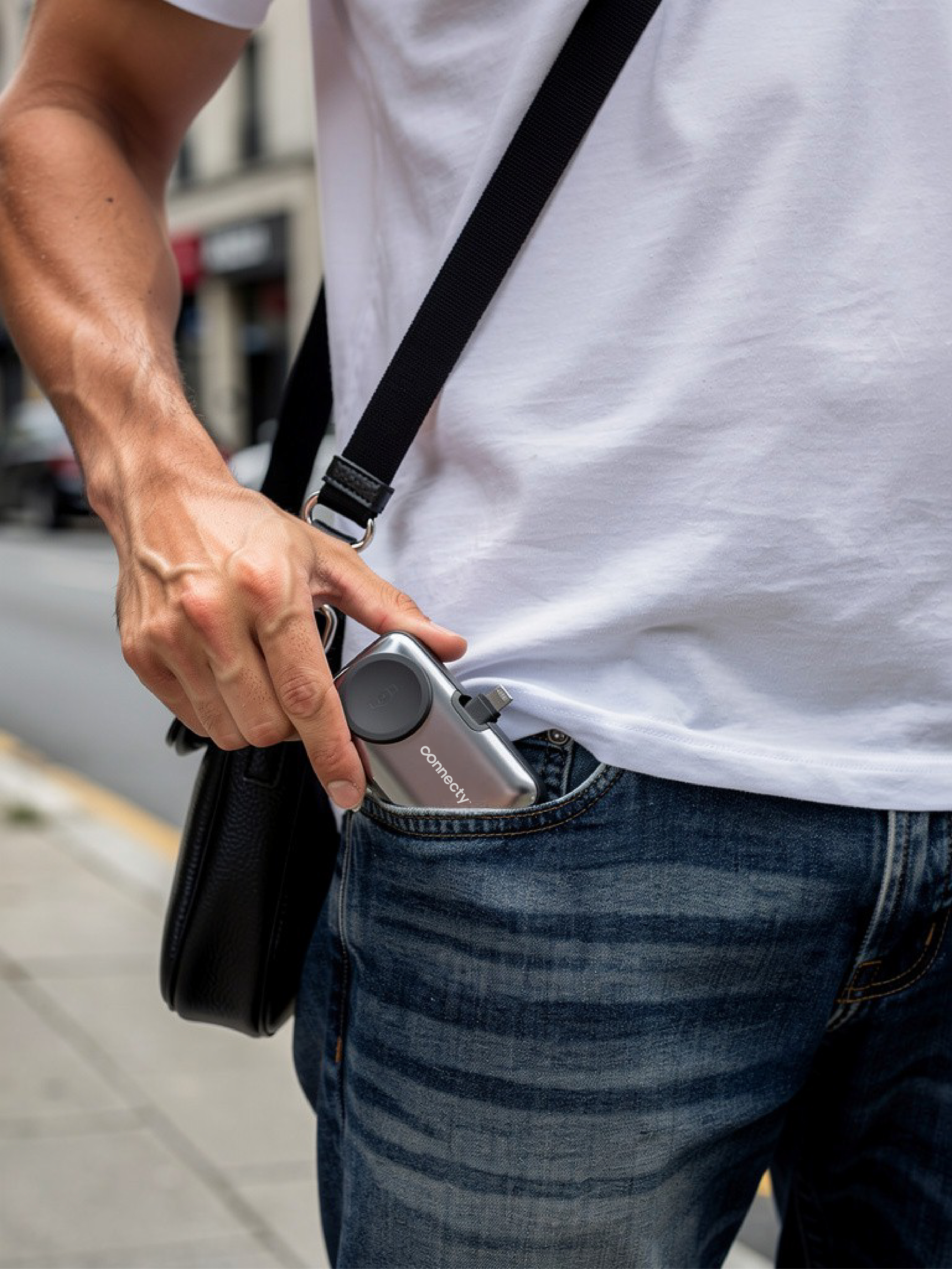 [CCC Certification Product] Connecty Power Trio 5000mah 4 in 1 Power Bank CP01