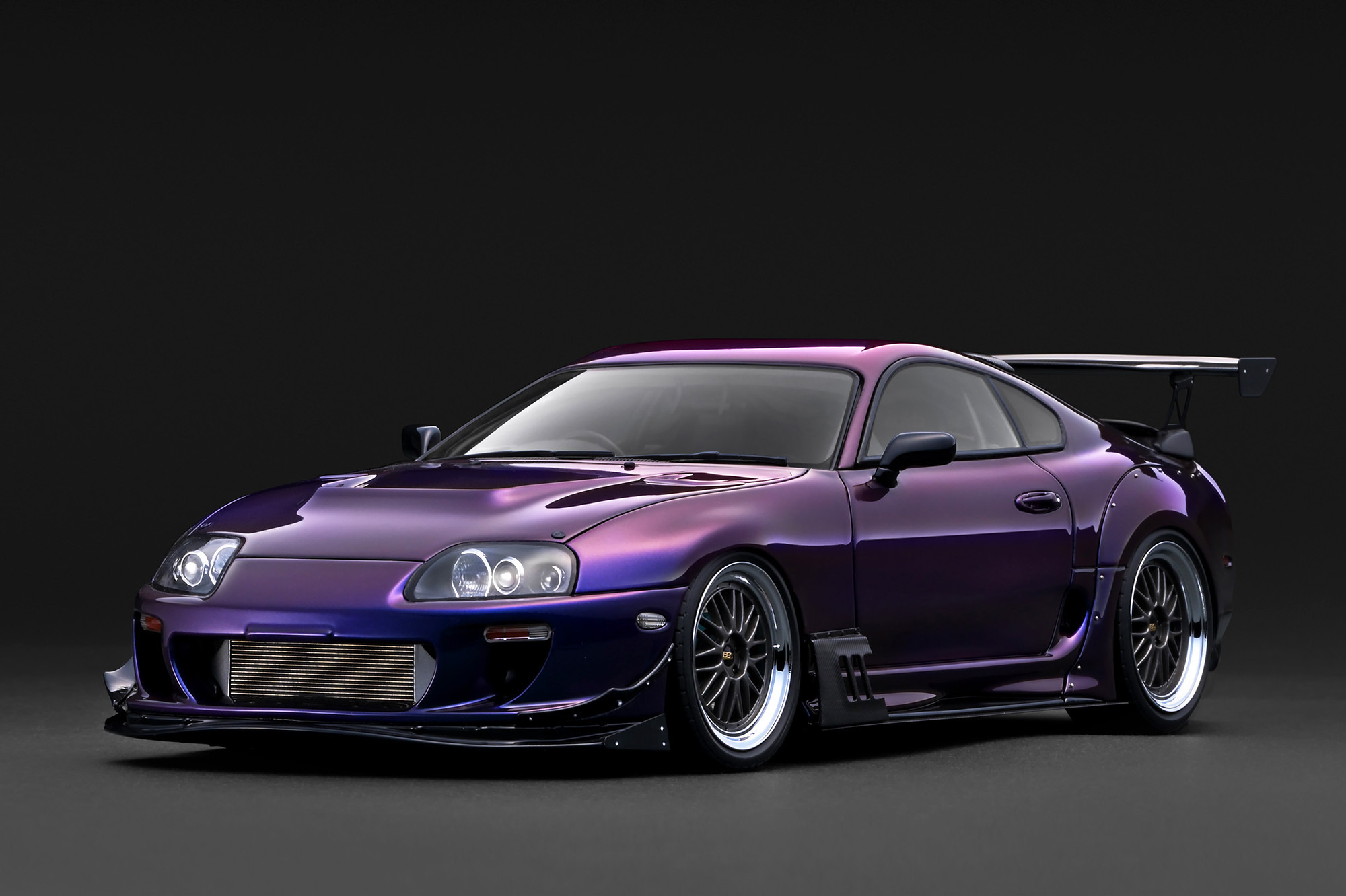 預訂 (訂金$300) (預訂價$2214) :1/18 IG Toyota Supra RZ (JZA80) Purple Metallic (IG3947)