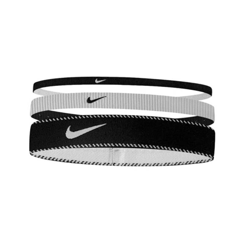 NIKE FLEX CLASSIC 混合頭帶 三入一組 運動 黑白 N1011933036OS [台灣現貨]