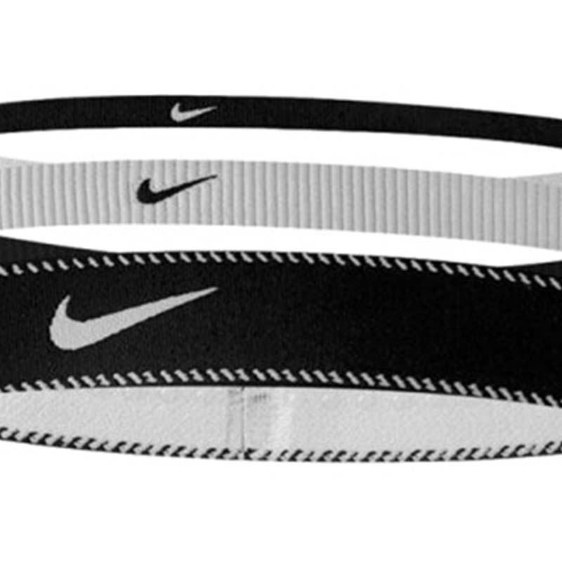 NIKE FLEX CLASSIC 混合頭帶 三入一組 運動 黑白 N1011933036OS [台灣現貨]