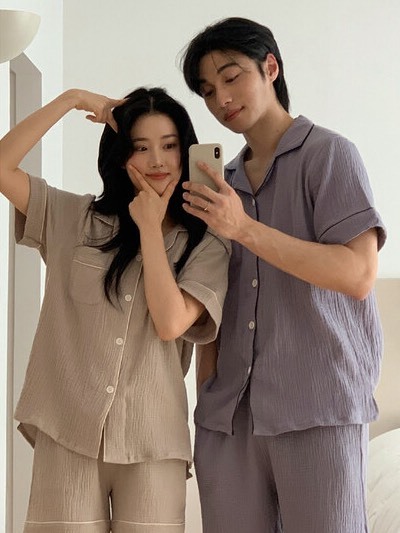 JUUNEEDU Relax Seven Days 短袖短褲 睡衣套裝