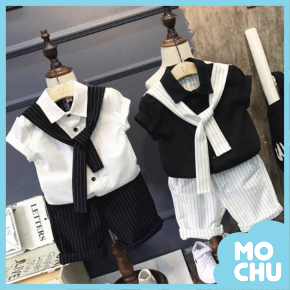 型男披肩造型套裝(二色)