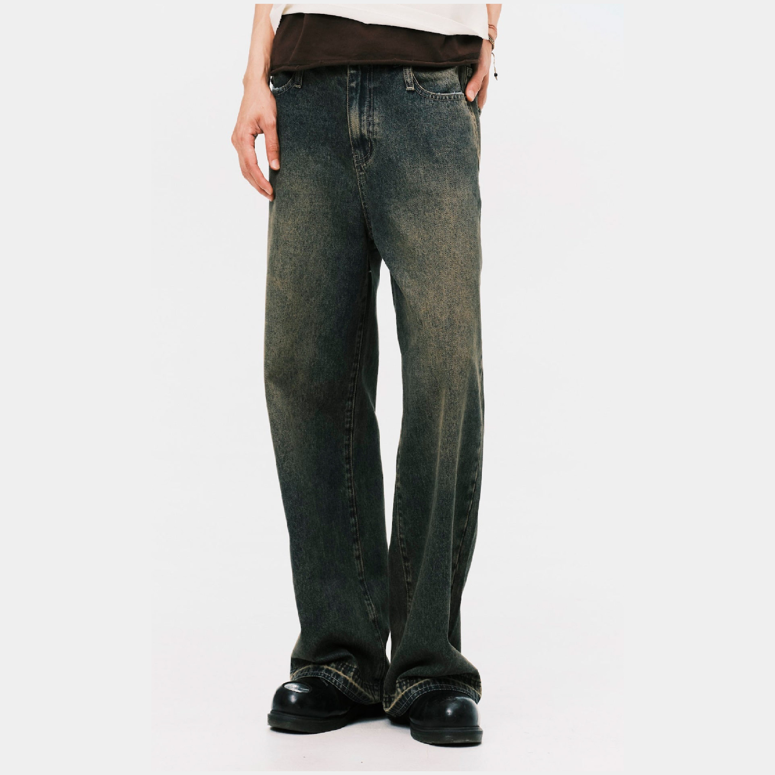 ANOWHEREMAN Relax Denim Jeans