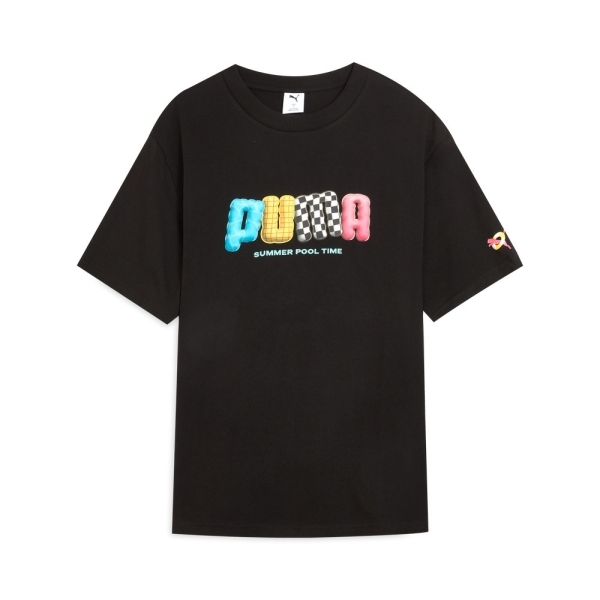 PUMA 短T 流行系列 PT 黑 繽紛LOGO 短袖 T恤 男 63298301