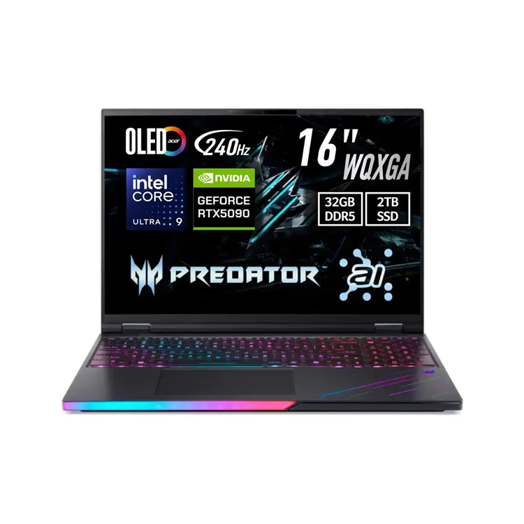 Acer PH16-73-9706 Predator Helios 16 AI 16吋 (240Hz, Intel Ultra 9-275HX, 32GB+2TB SSD, RTX 5090) (NH.QW0CF.004)
