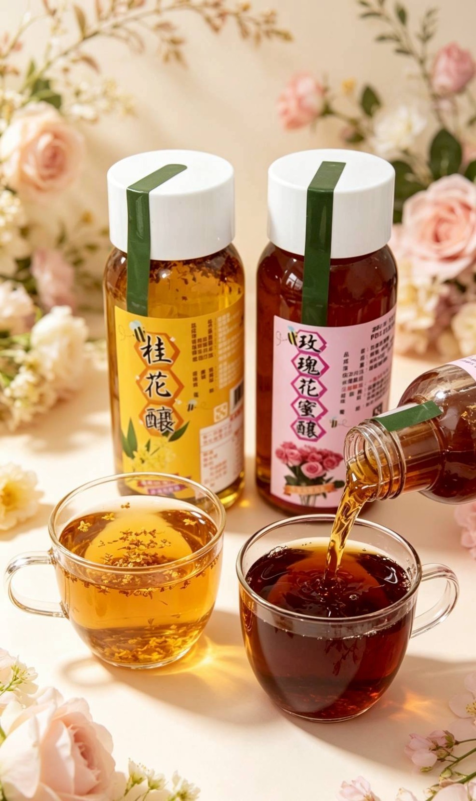 WSBB11288  桂花釀&玫瑰花蜜釀 450g（7月初 ）