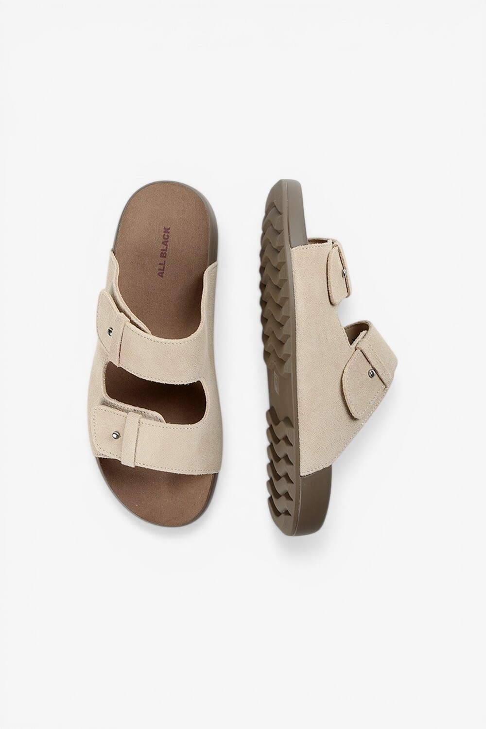 Earth S 麂皮柔軟膠底涼鞋