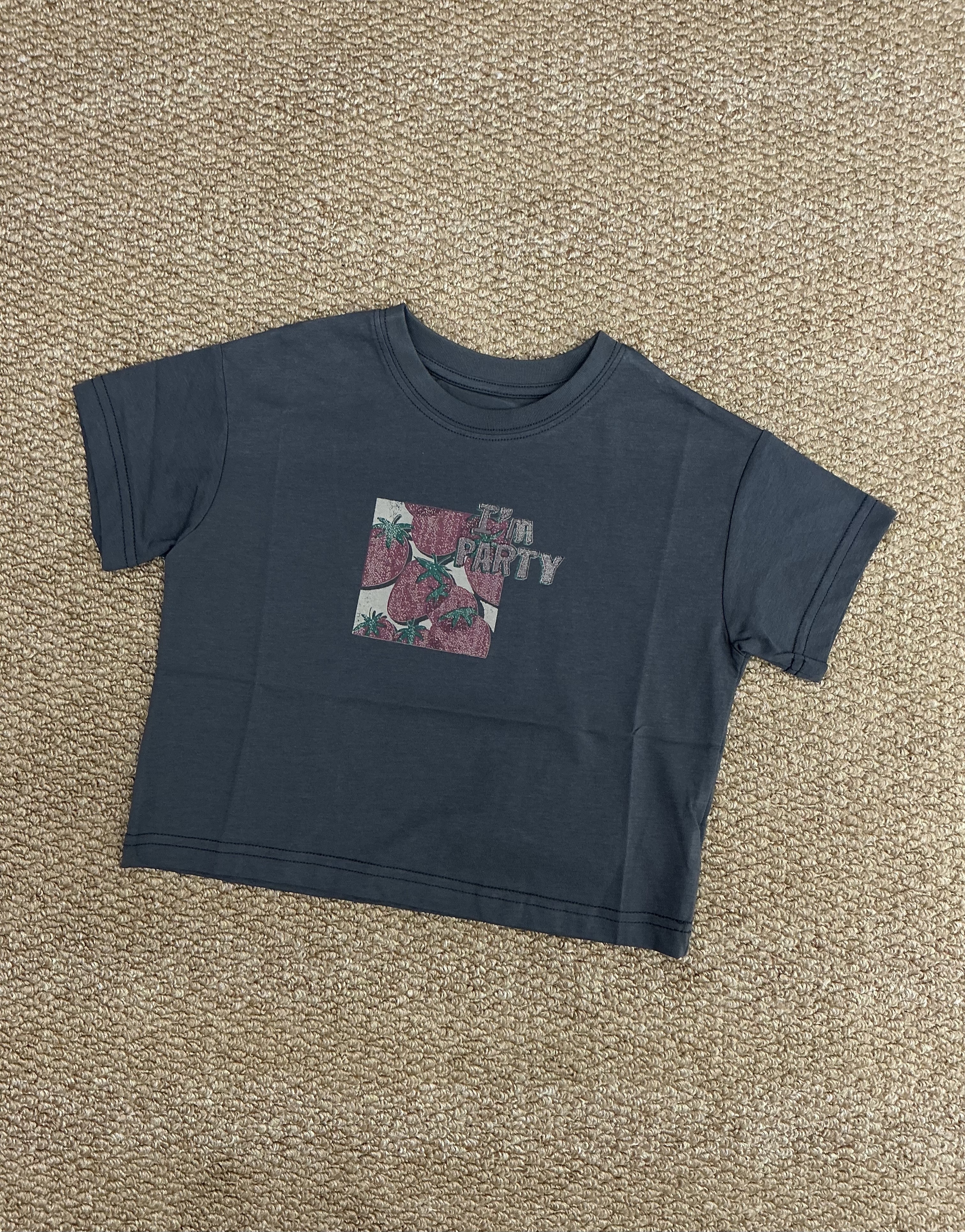 A04952草莓印花上衣