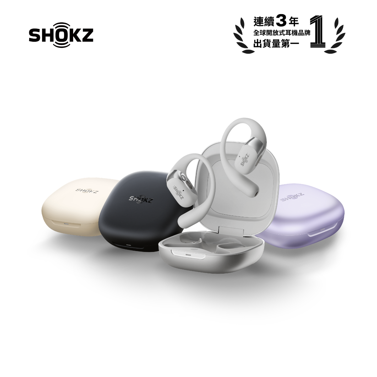 Shokz OpenFit 2+ (T921) Premium Open-Ear Headphones