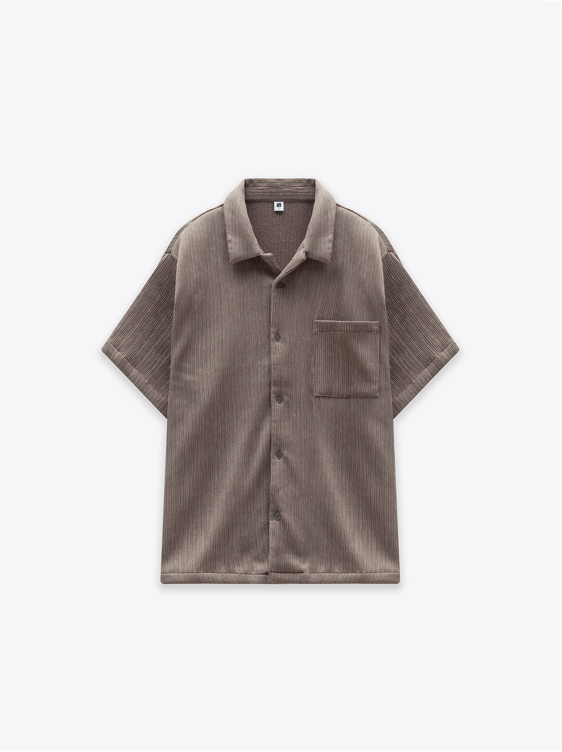 【期間限定】肌理感短袖襯衫