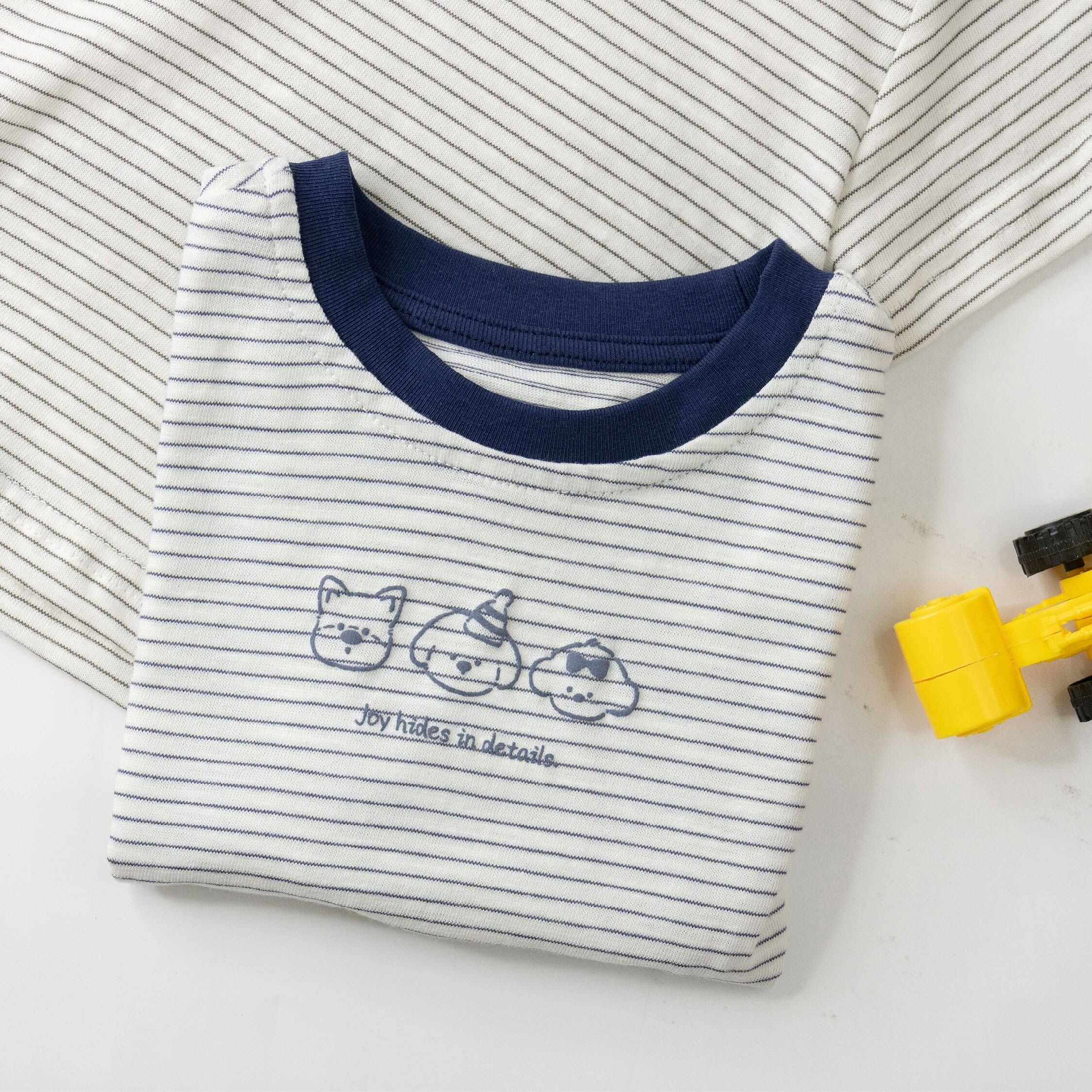 經典條紋動物好朋友上衣＊二色 (H60034)