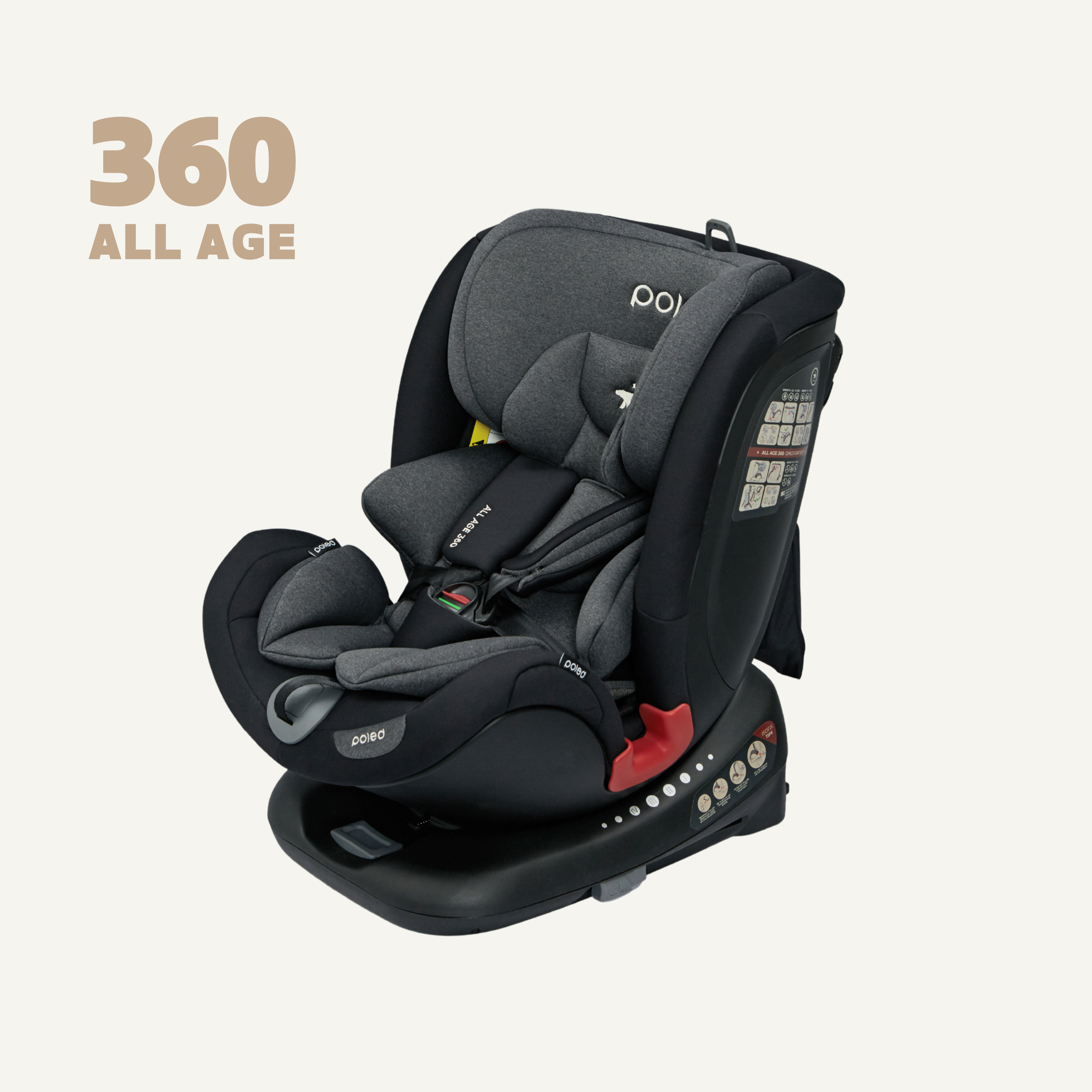 Poled ALL AGE 360 汽車安全座椅