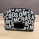 [S] MARC JACOBS BLACK/WHITE 4S5HCR016H02-005 ZIP AROUND CROSSBODY BAG, 196611275422 (SMJ675)