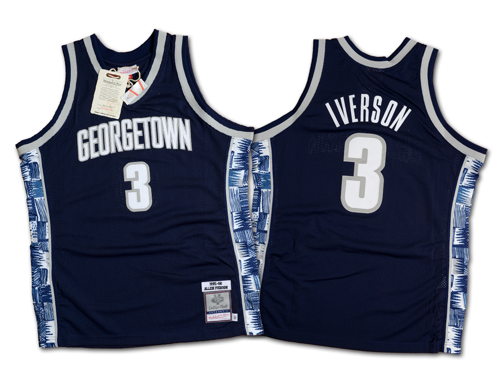Mitchell & Ness 喬治城大學 Allen Iverson 1995-1996 復刻 球員版球衣