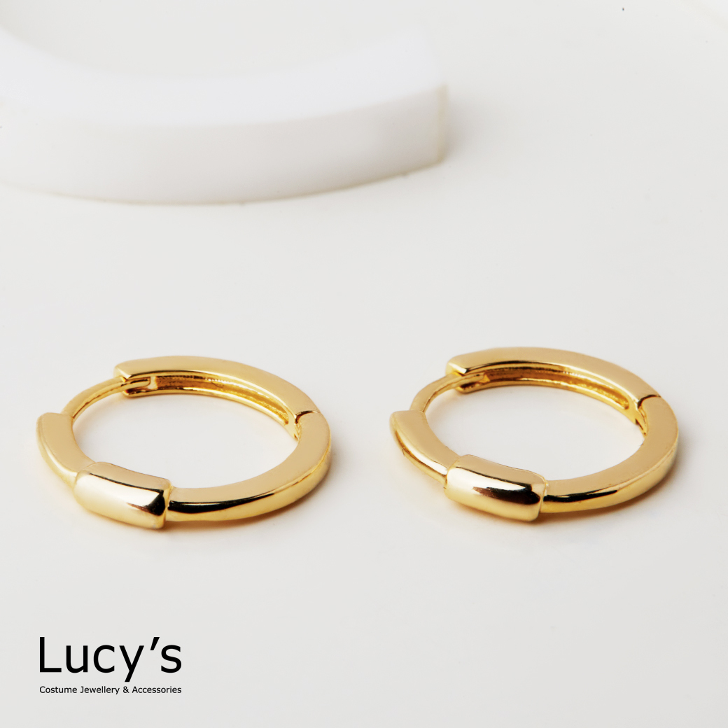 細緻簡約 易扣耳環 (二色) (122119/122120)