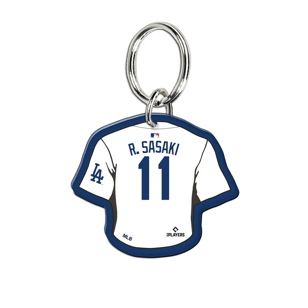 WinCraft 洛杉磯道奇隊 佐佐木朗希 壓克力 球衣鑰匙圈