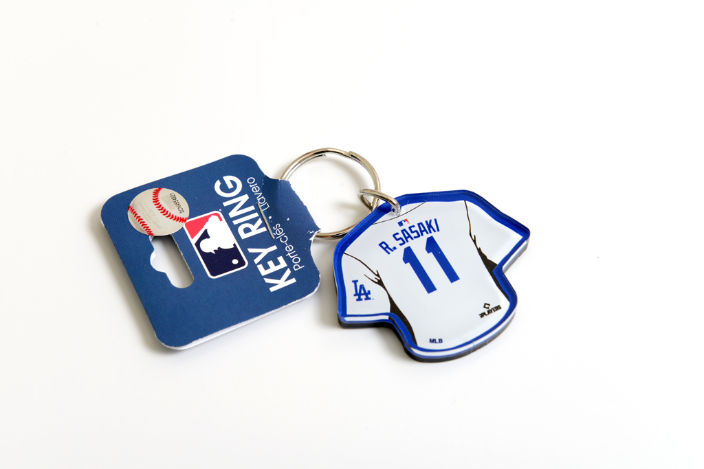 WinCraft 洛杉磯道奇隊 佐佐木朗希 壓克力 球衣鑰匙圈