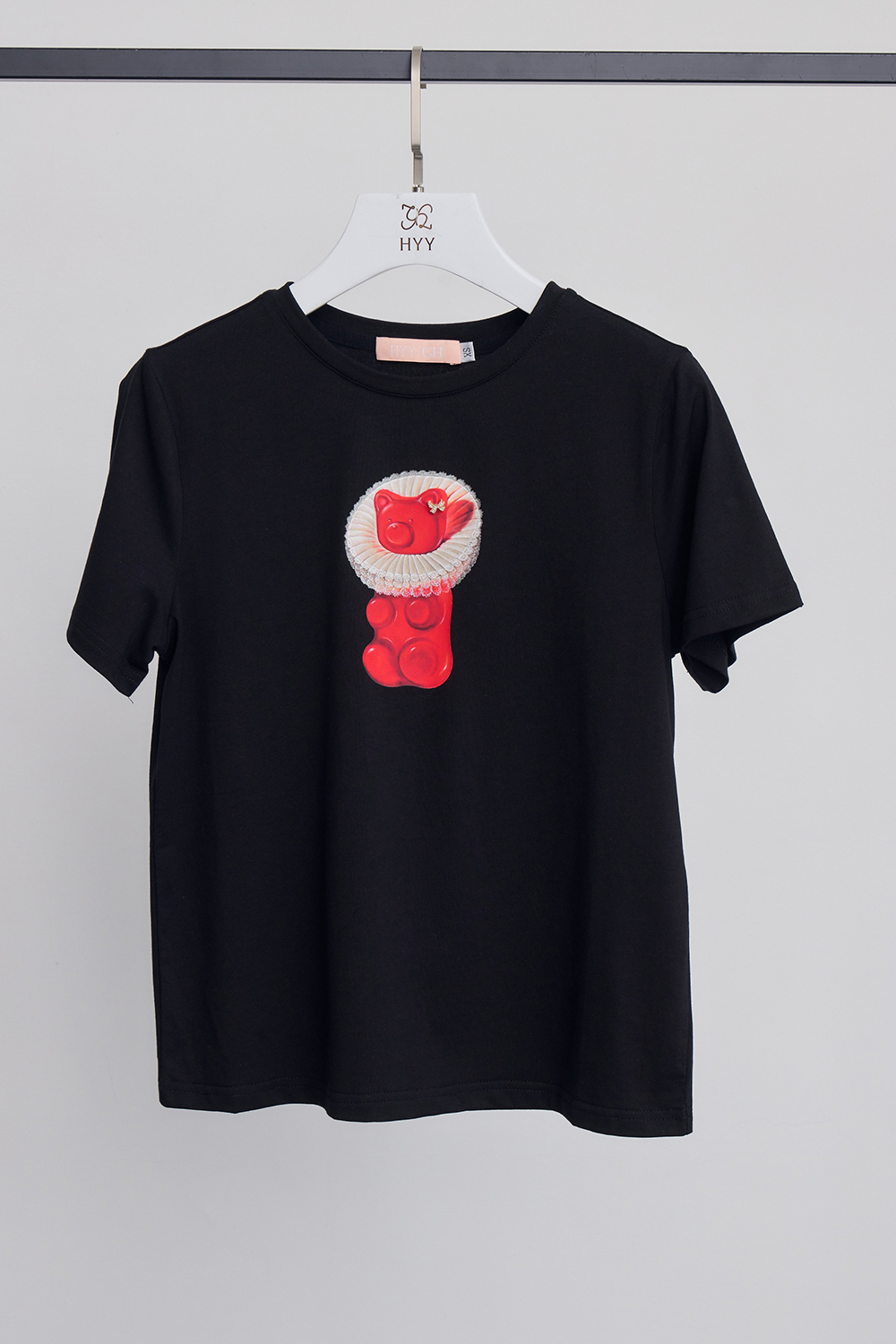 CH聯名系列-水鑽紅色小熊軟糖T-shirt