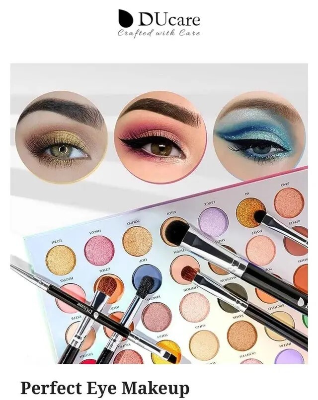 [6 pcs] Eye makup brush set (White ) DF0602