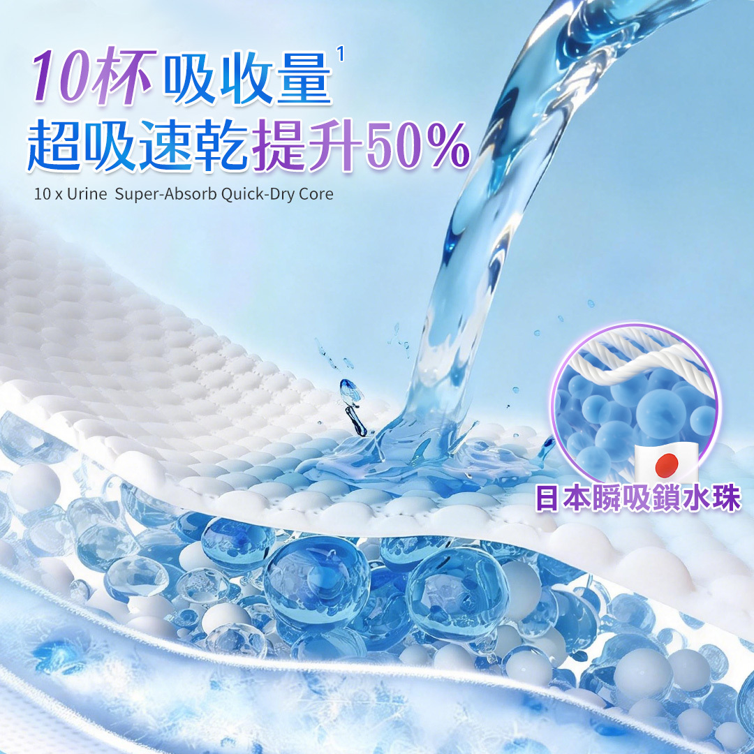[原箱6包]一定妥Certainty超特吸成人褲 大碼 10片*6包/箱