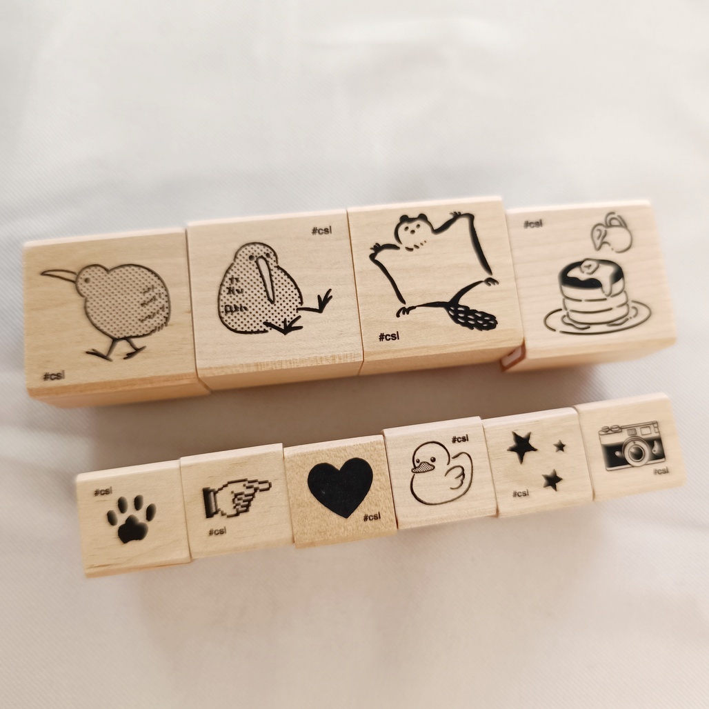 日本KODOMONOKAO I❤STAMP 手帳印章 共十款