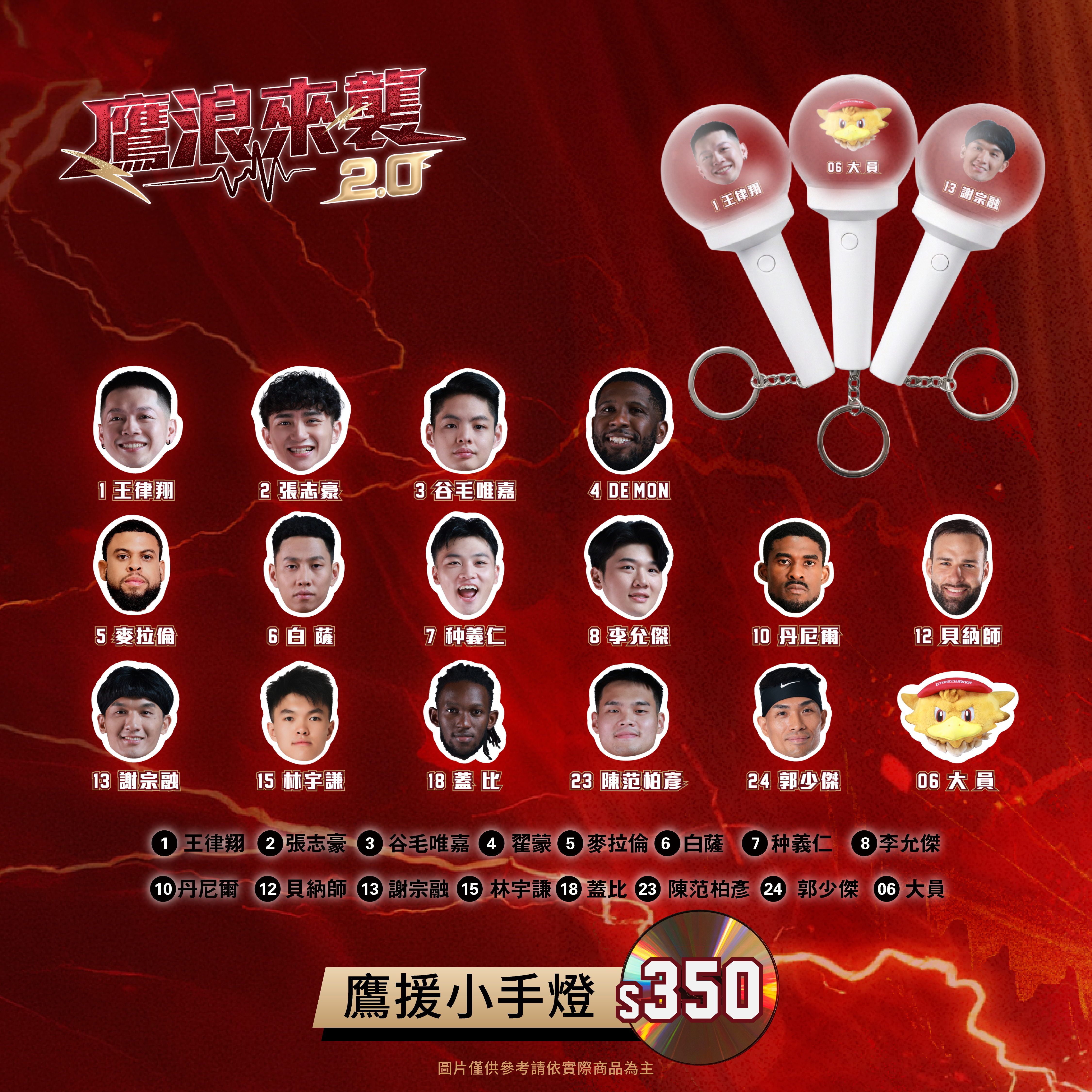 鷹援小手燈