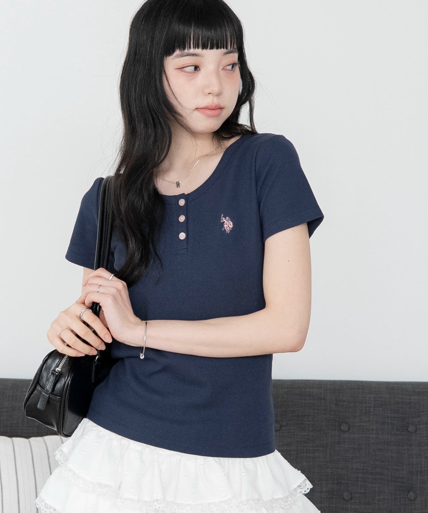 2026春夏聯名 🇯🇵 WEGO X  U.S. POLO ASSN. 亨利領 牌扣 短T 短袖 / 預購