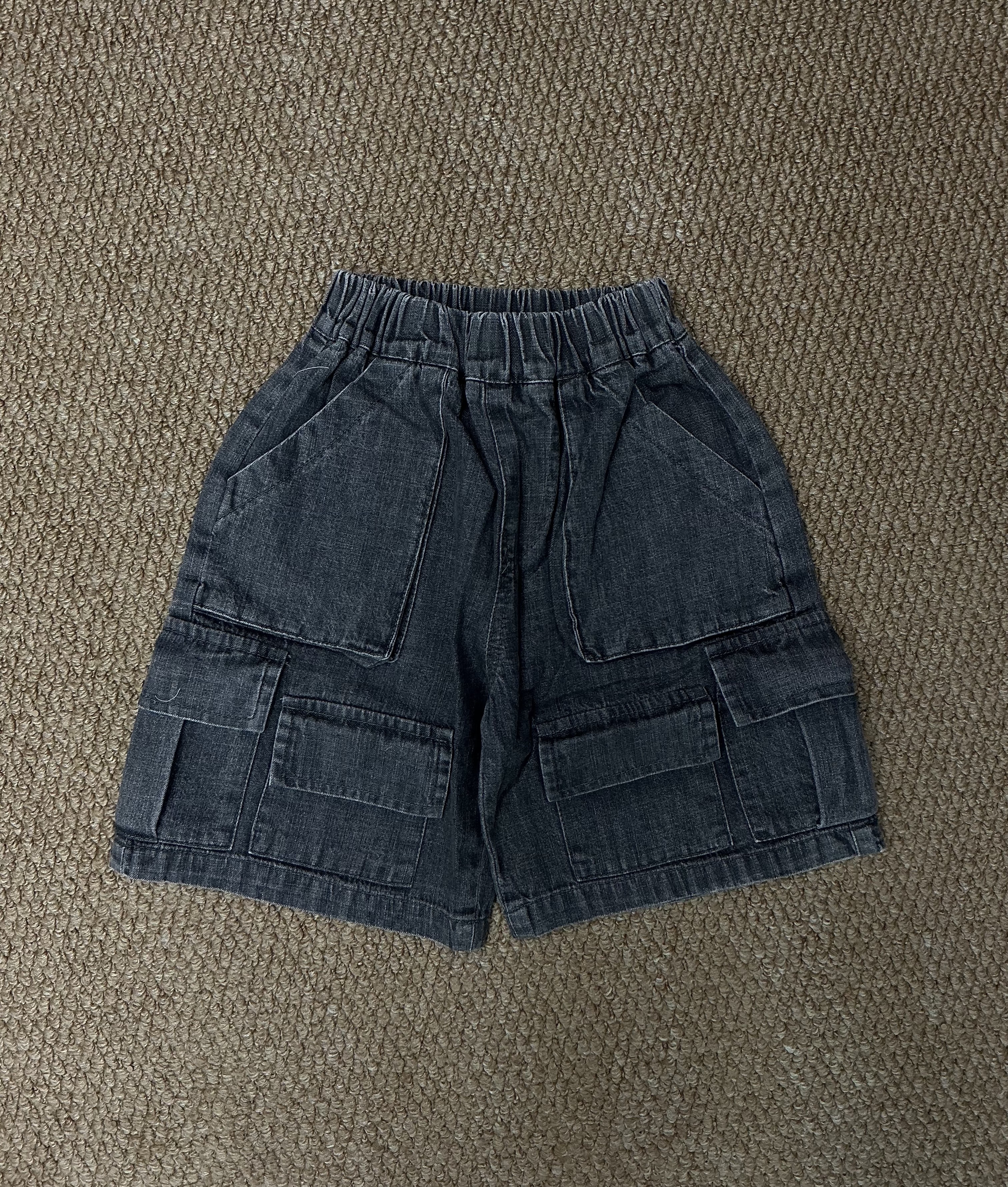 A04959多口袋牛仔短褲