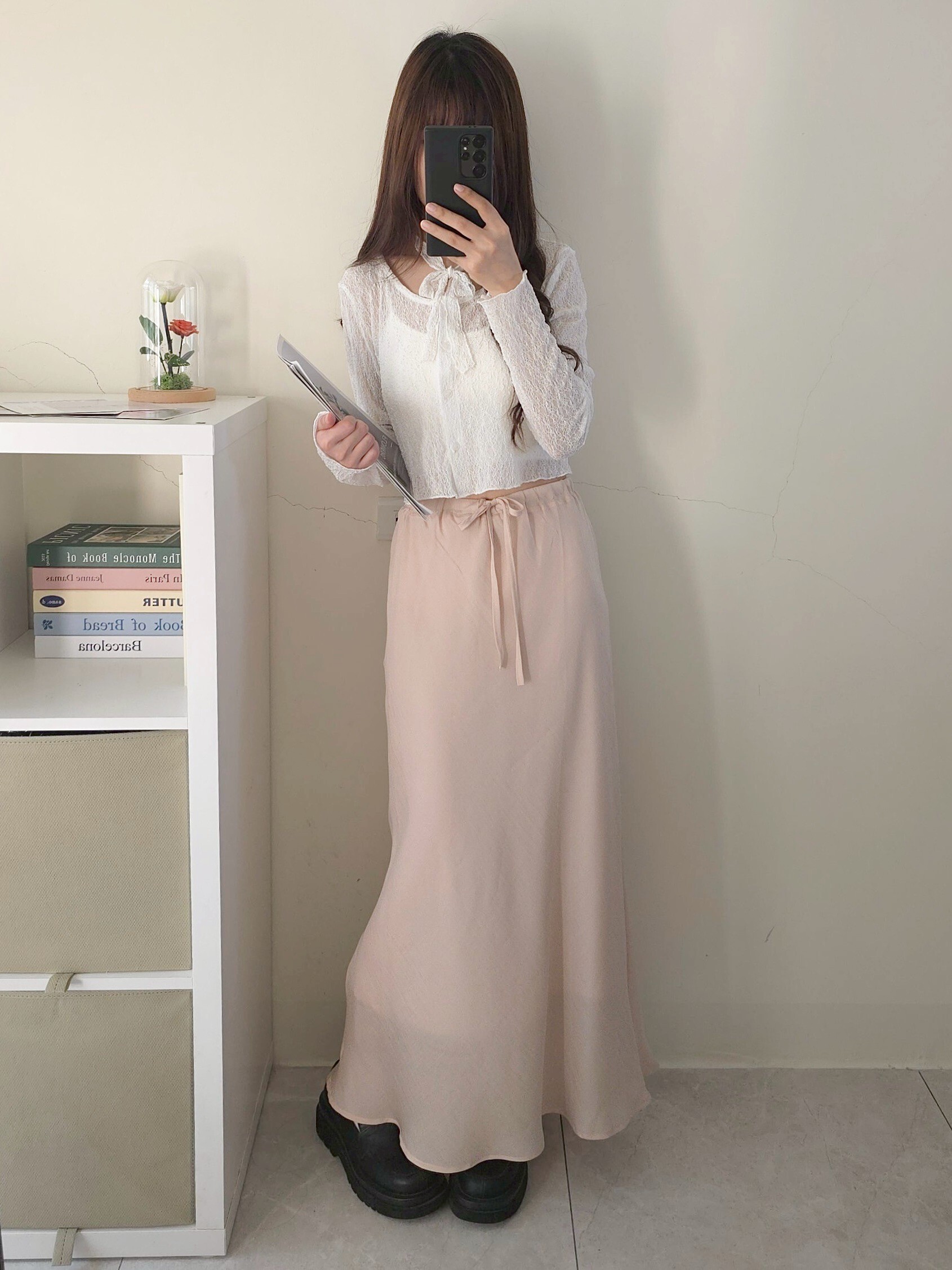 💐湖畔微光涼感親膚魚尾長裙 3𝐜𝐨𝐥𝐨𝐫. #AD01