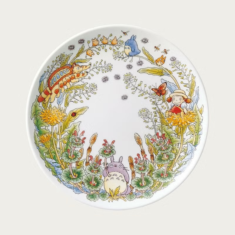 Noritake 23公分盤子 龍貓 蒲公英