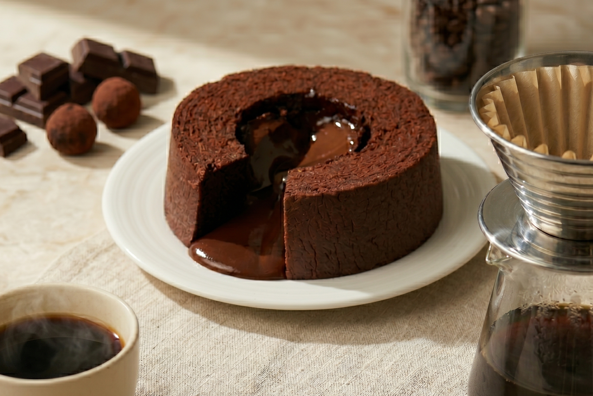 歲月沉澱的極致風味：「可可流年」與「檸檬光輪」大年輪蛋糕  了解了冷凍保存的重要性後，我們來細細品味 kafeD 充滿視覺震撼與深邃內涵的「大年輪蛋糕」系列。這兩款蛋糕不僅是味覺的享受，更像是將時光的軌跡具象化，在層層堆疊的年輪與講究的內餡中，帶來截然不同的品嚐體驗與感動：  1. 可可流年 大年輪蛋糕  內容成分： 年輪蛋糕 / 巧克力甘納許  風味故事： 巧克力的濃郁，不為喧嘩，只為低語，年輪層層堆疊，像日子靜靜流過的軌跡。在那片漆黑中央，甘納許緩緩落下，像是夜色裡不急不躁的深情，只有靜下來，才能嚐出時間的香甜。  隱藏版品嚐秘訣： 除了常規的冷藏退冰，這款蛋糕還有一個專屬的神級吃法！建議可以將切片的蛋糕放入微波爐稍微加熱 30 秒至 1 分鐘，中央的巧克力甘納許會瞬間化為誘人的「熔岩巧克力」口感。溫熱濃郁的甘納許搭配柔軟的年輪蛋糕，絕對是可可迷無法抗拒的極致享受。  2. 檸檬光輪 大年輪蛋糕  內容成分： 年輪蛋糕 / 檸檬糖霜 / 檸檬奶餡  風味故事： 檸檬的微酸，如生命裡清醒的片刻，一層層年輪堆疊，宛若日子留下的印記。透過味覺，我們回顧過去，細數歲月，才發現那些微苦之後的甘甜，就是生命最美的禮物。  品嚐秘訣： 外層微脆的檸檬糖霜，與中心填滿的滑順檸檬奶餡完美呼應。這份酸甜平衡的清新，最適合用來點亮一個慵懶的午後。