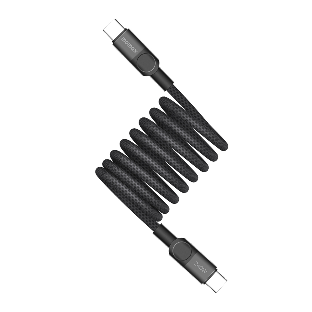Mag.Link 240W USB-C to USB-C 磁吸連接線 (2m)-黑