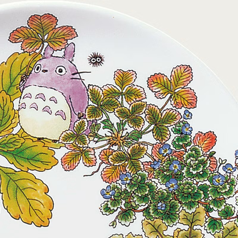 Noritake 23公分盤子 龍貓 波斯婆婆納