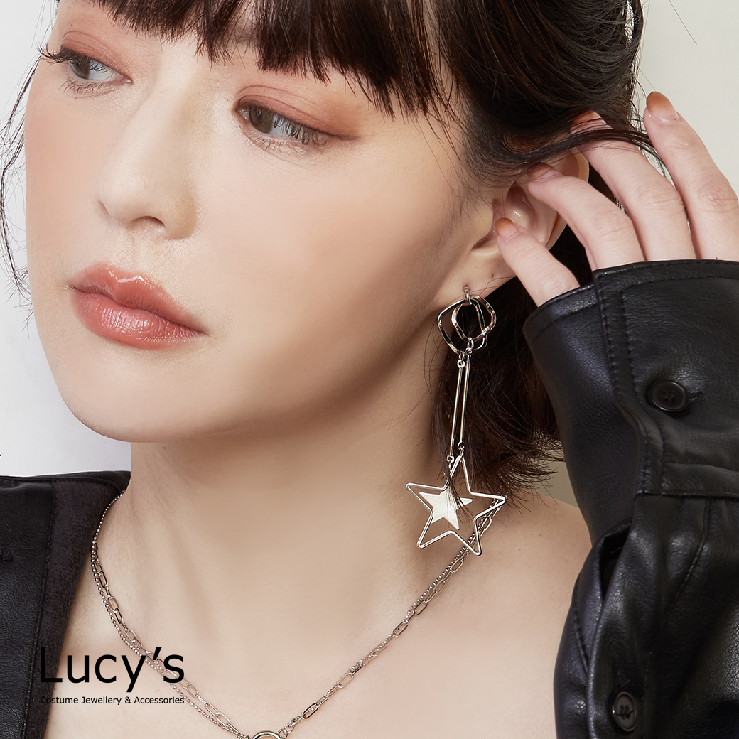 星光疊影 耳環 (二色) (127055/127056)