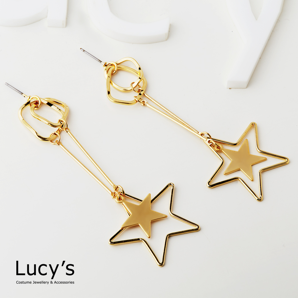 星光疊影 耳環 (二色) (127055/127056)