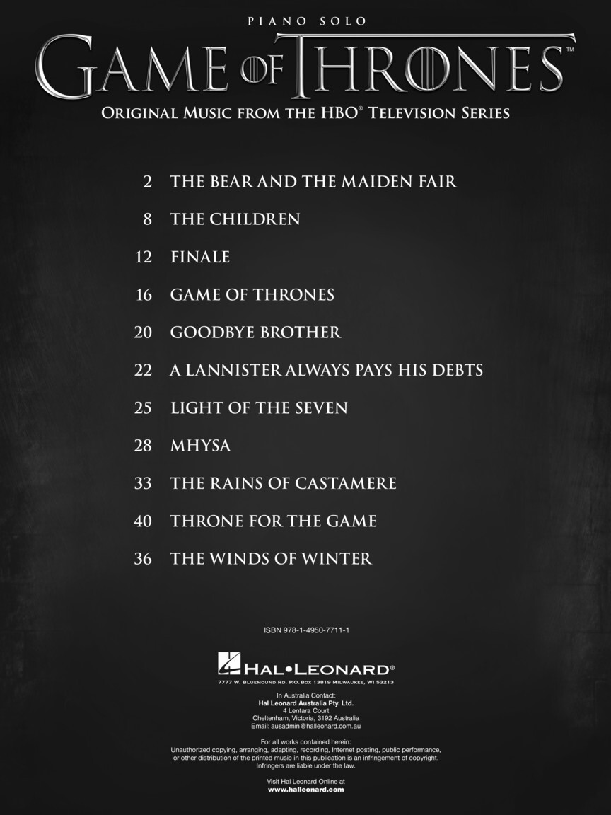 《Game of Thrones》