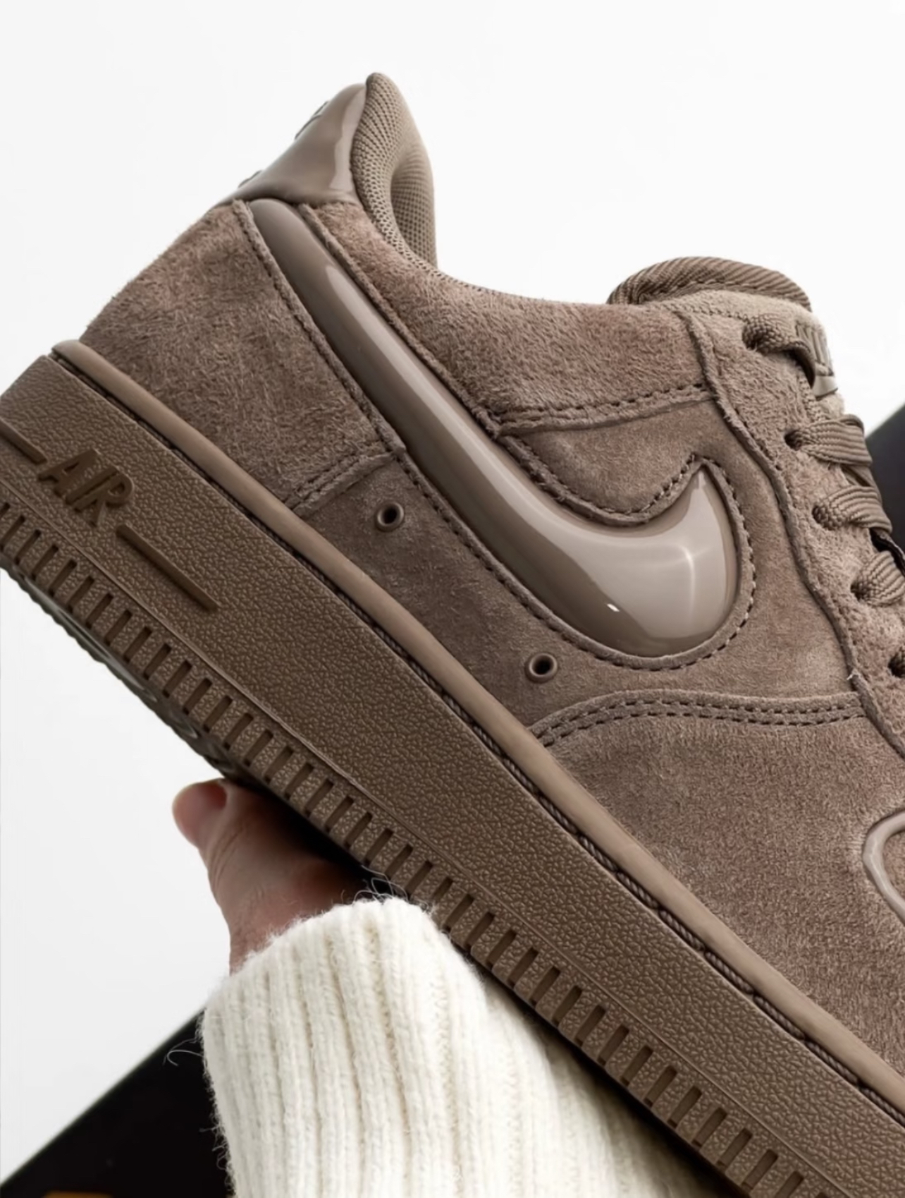 代購-Nike Air Force 1 '07 麂皮 復古 貂棕 HV4406-200