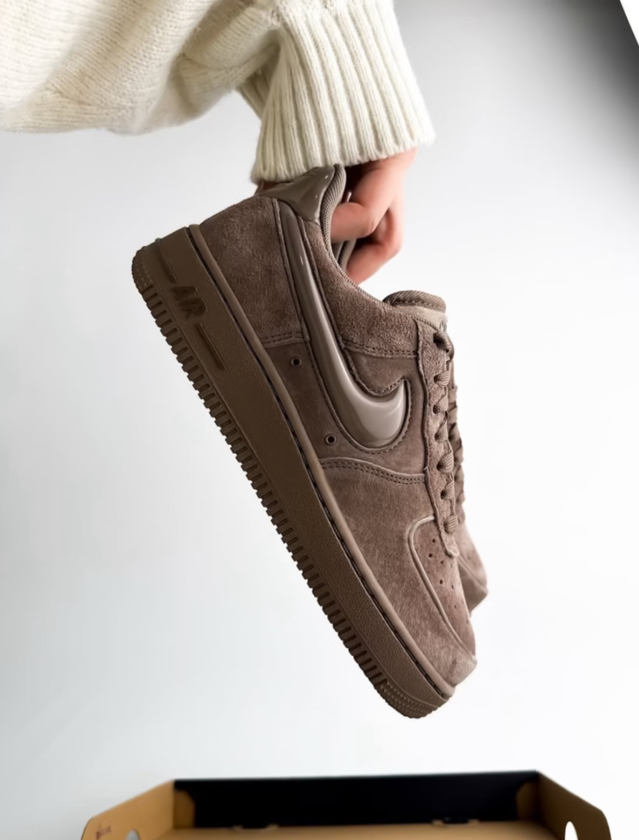 代購-Nike Air Force 1 '07 麂皮 復古 貂棕 HV4406-200