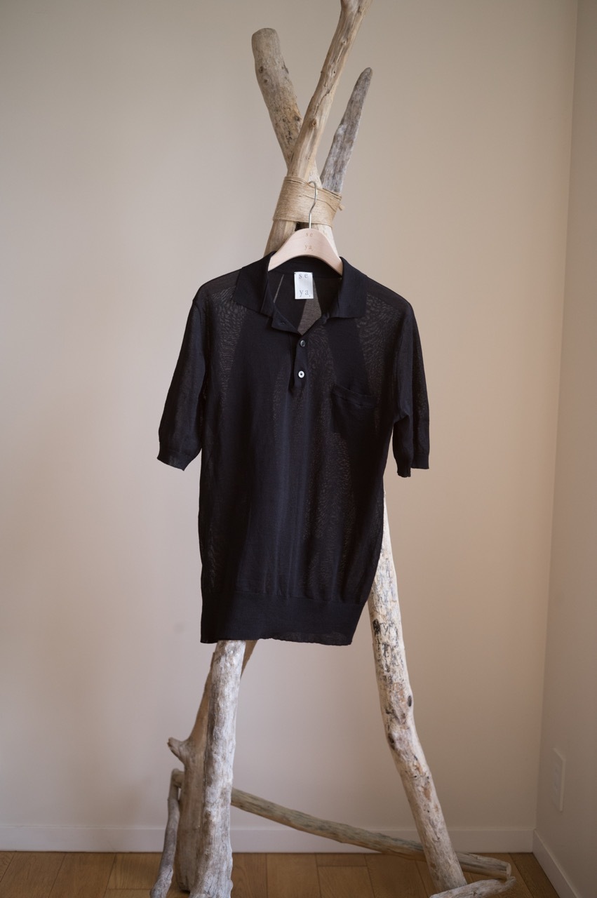 seya. CRISPY POLO COTTON KONJAC COATING (2COL)