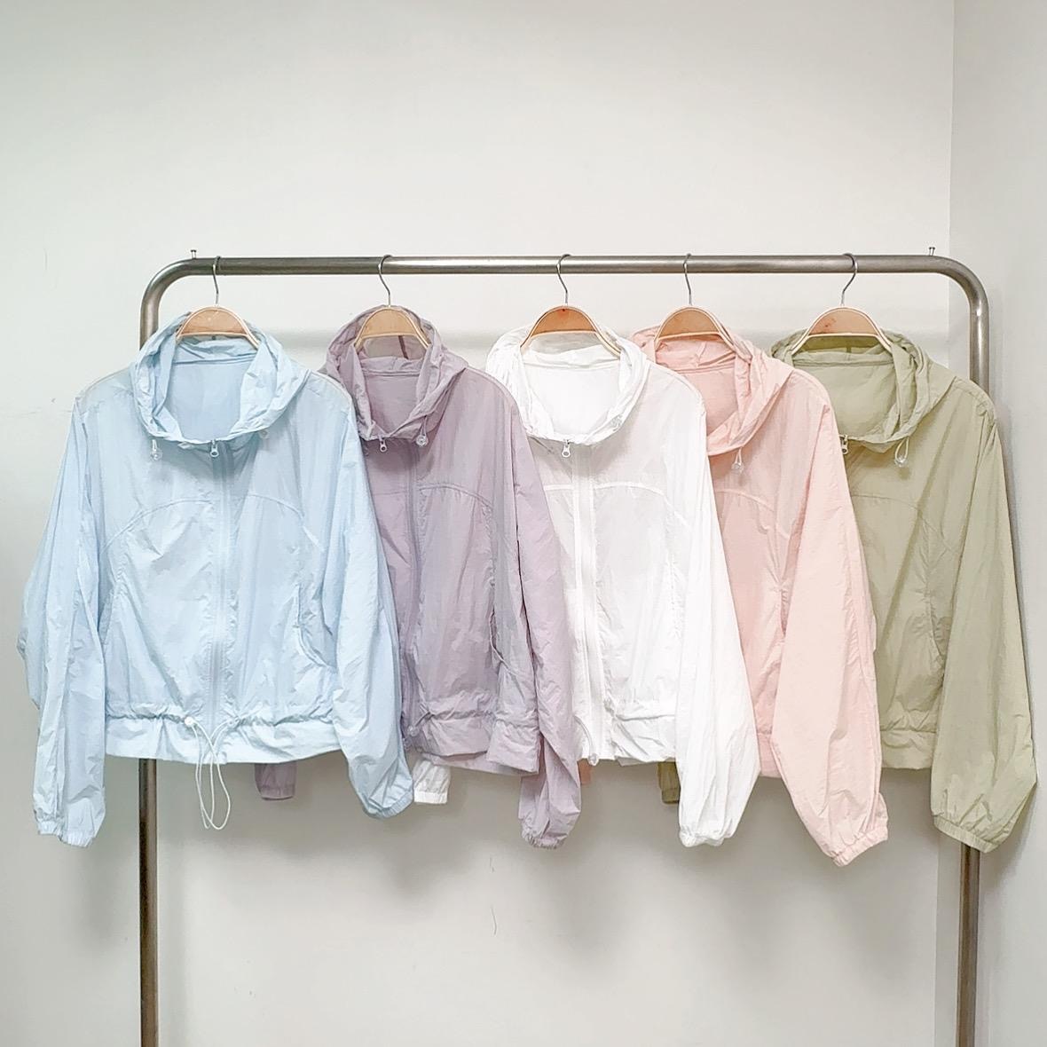 【預訂】肚位索繩車骨連帽寬鬆版風褸 (C125-C129)