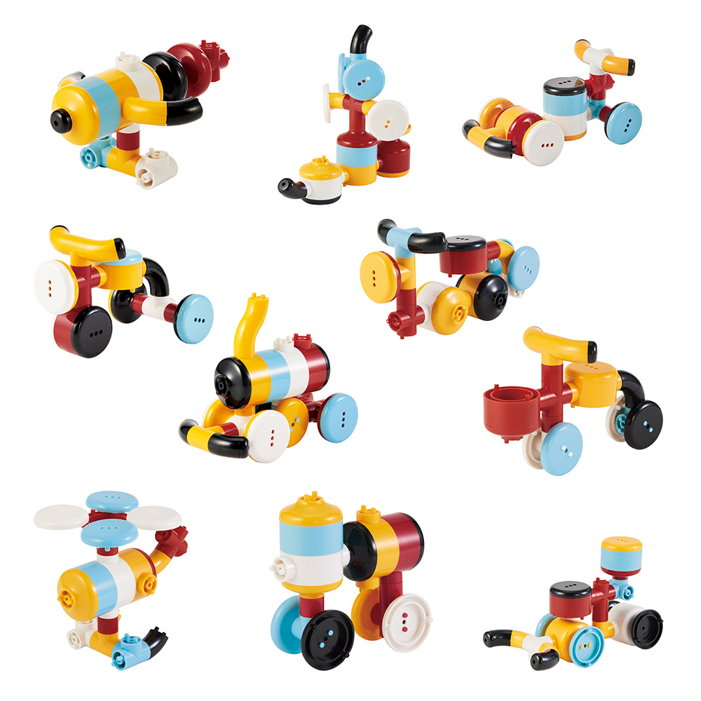 日本 【Tublock】益智水管積木 開創者系列-車輛組