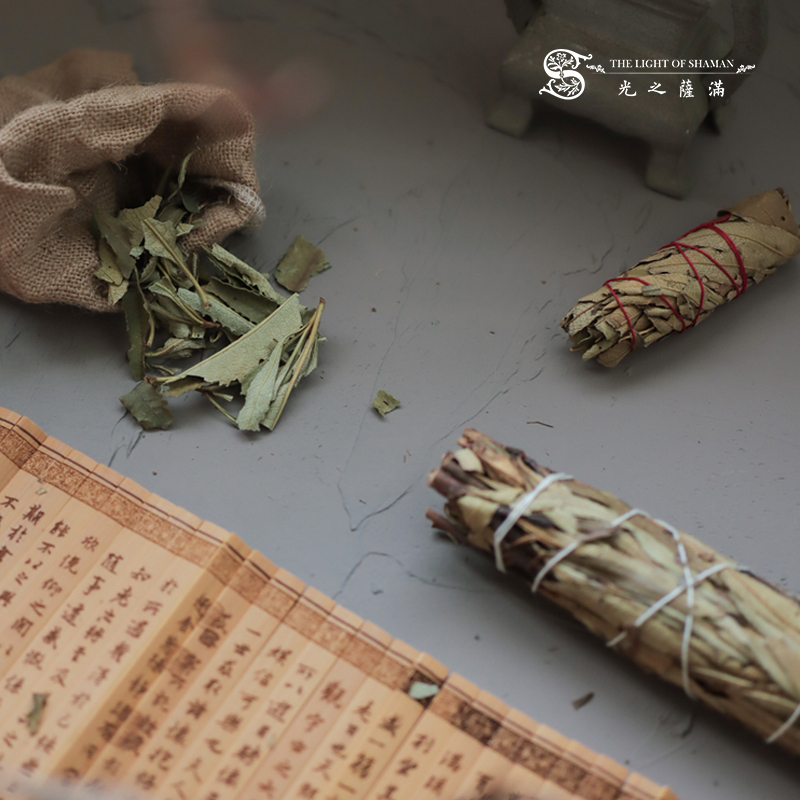 北美聖草 Yerba santa 瑪黛聖誕老人聖草 聖巴拉草 大小捆 50g散裝 研磨粉100g罐裝 錐香-光之薩滿