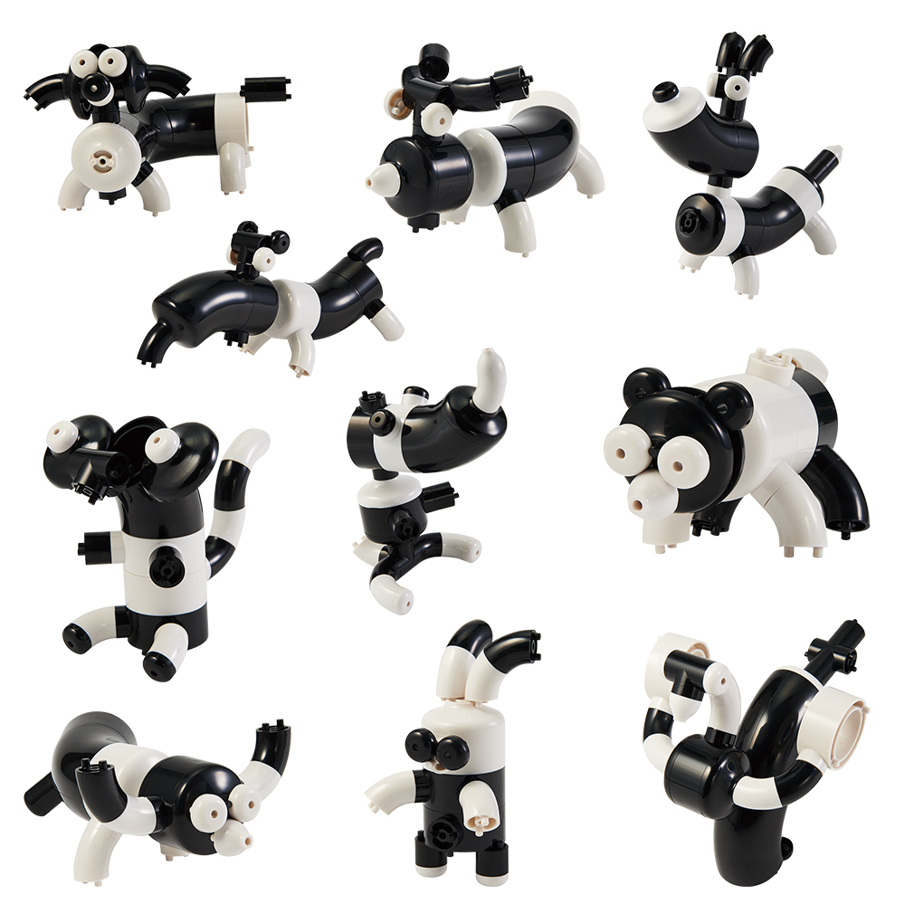 日本【Tublock】益智水管積木 開創者系列-動物組