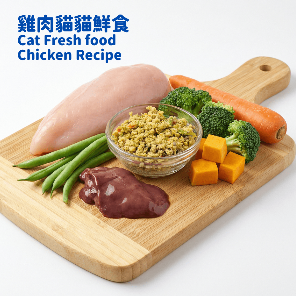 Dogalicious 貓貓鮮食 清淡易消化雞肉貓餐 (急凍-18度）(4 x 80g) (PF109)