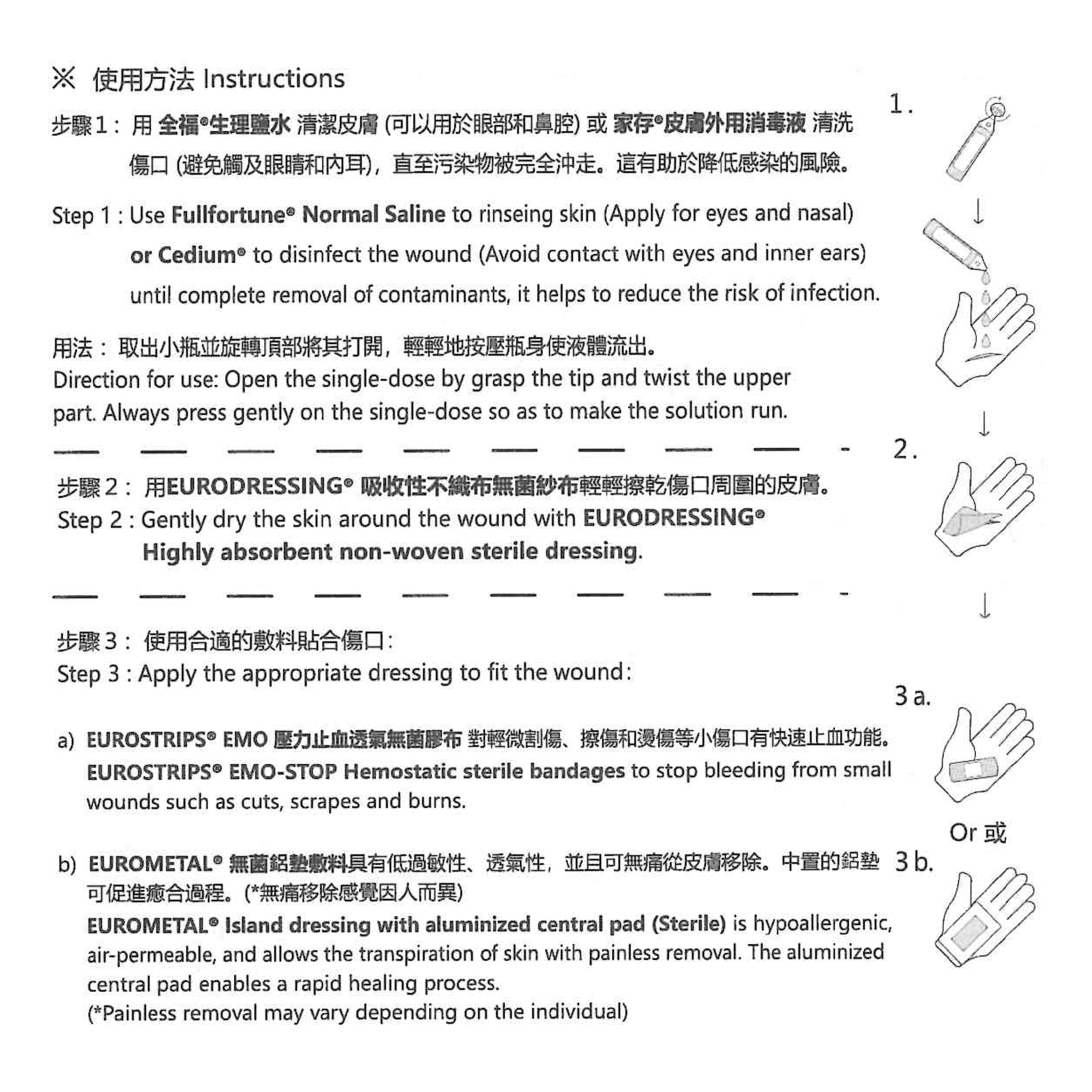 Alohalife 全福便攜式急救包外包裝與說明書