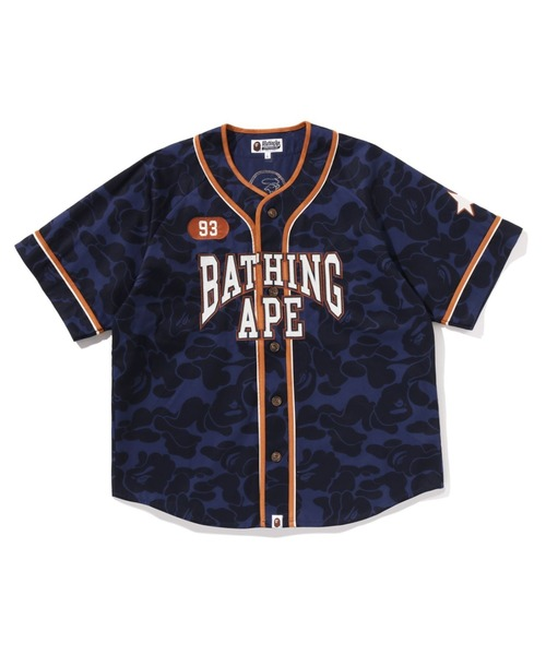 2026SS A BATHING APE BAPE SOLID CAMO MULTI LOGO BASEBALL SS SHIRT 迷彩 短袖 棒球衫 球衣 現貨 1M30132310